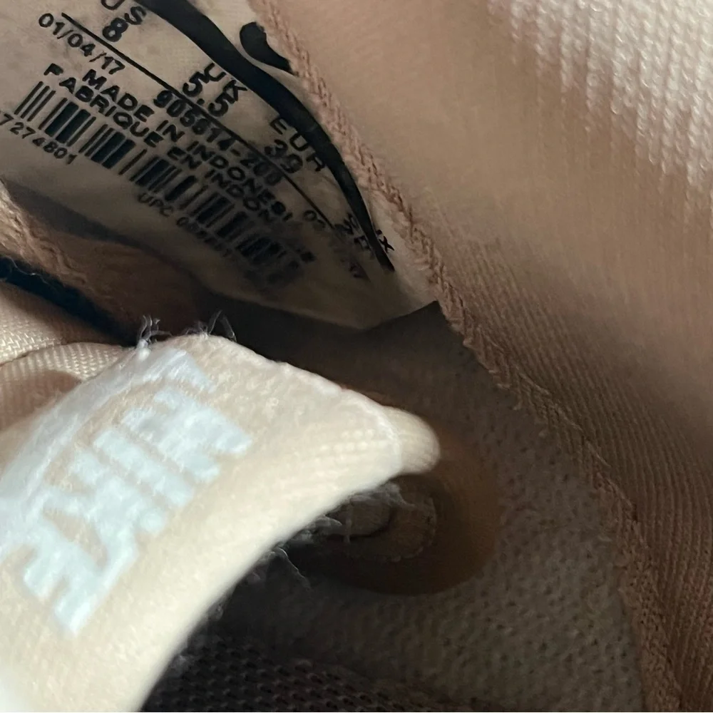 NIKE CORTEZ PREMIUM ‘Beige’ Leather Vintage Sneakers Women’s Size 8 Shoes - Picture 10 of 11